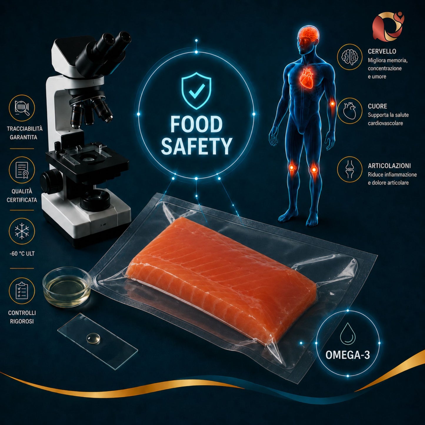 Filetto di salmone gravlax