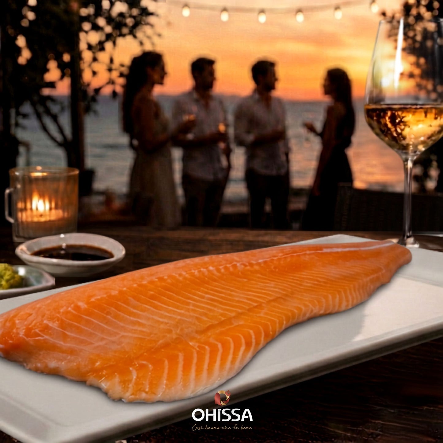 Filetto di salmone gravlax